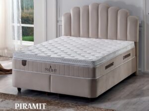 Piramit Boxspring – Pluche Zachtheid & Hoog Comfort