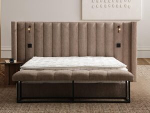Crown Boxspring – Majestic Design met Geïntegreerde Verlichting