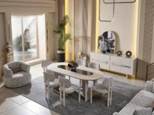 Parma eetkamer en sofa