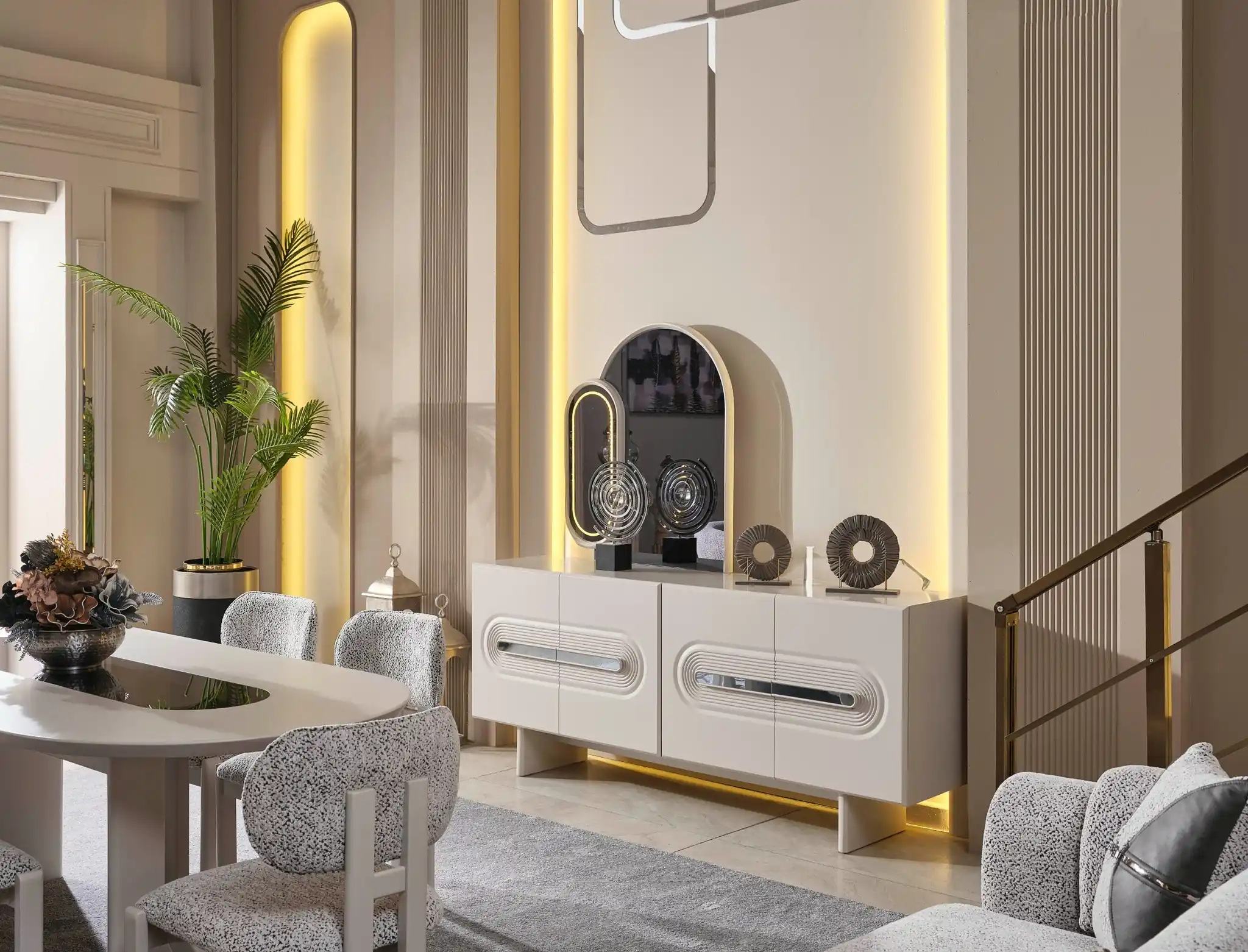 Parma eetkamer en sofa - Afbeelding 4