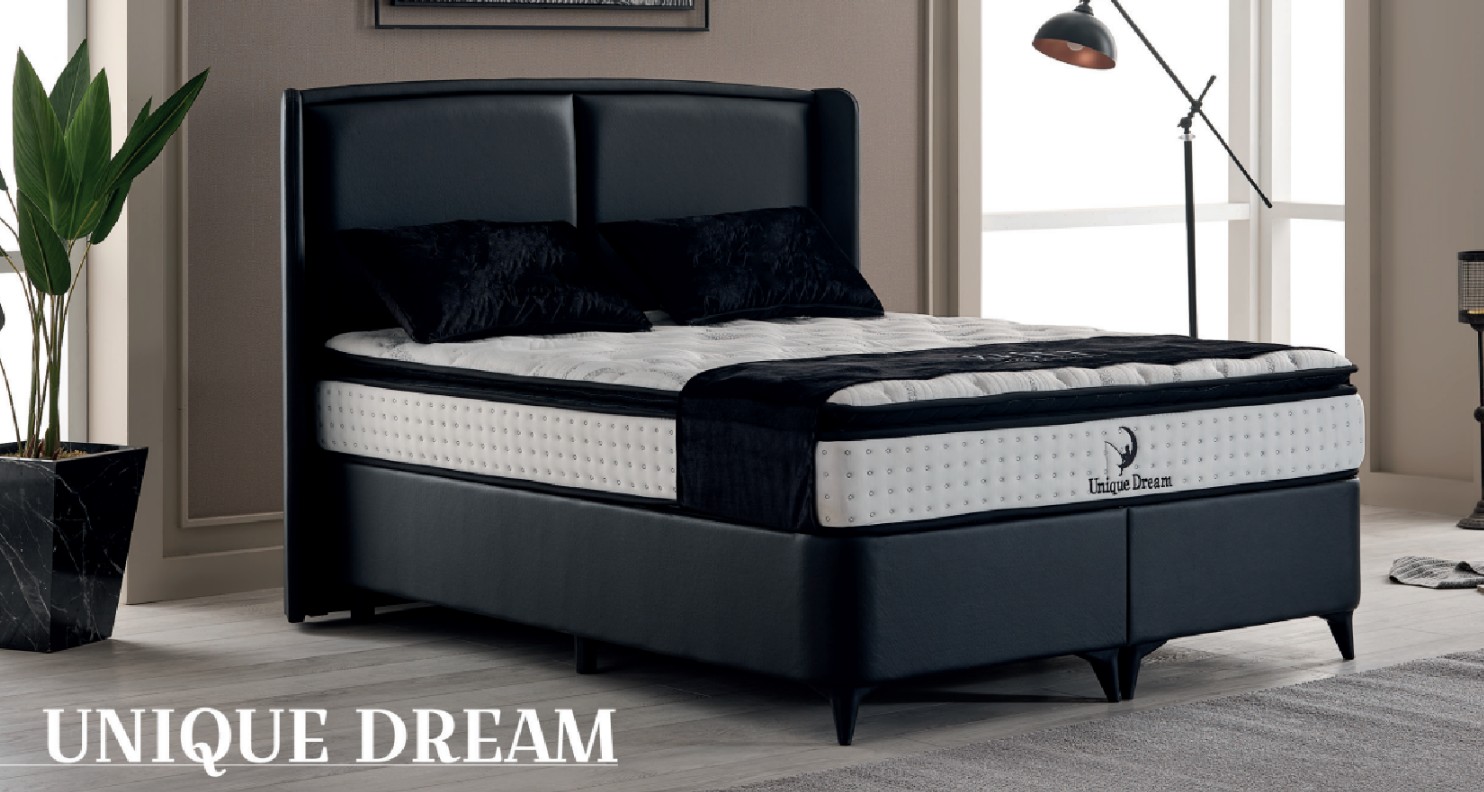 Unique Dream Boxspring – Satijn Luxe & Perfecte Temperatuurbalans