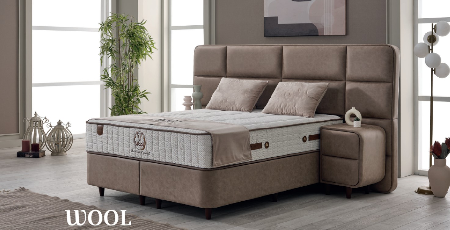 Wool Bed Boxspring – Pocketvering & Hoge DNS Visco